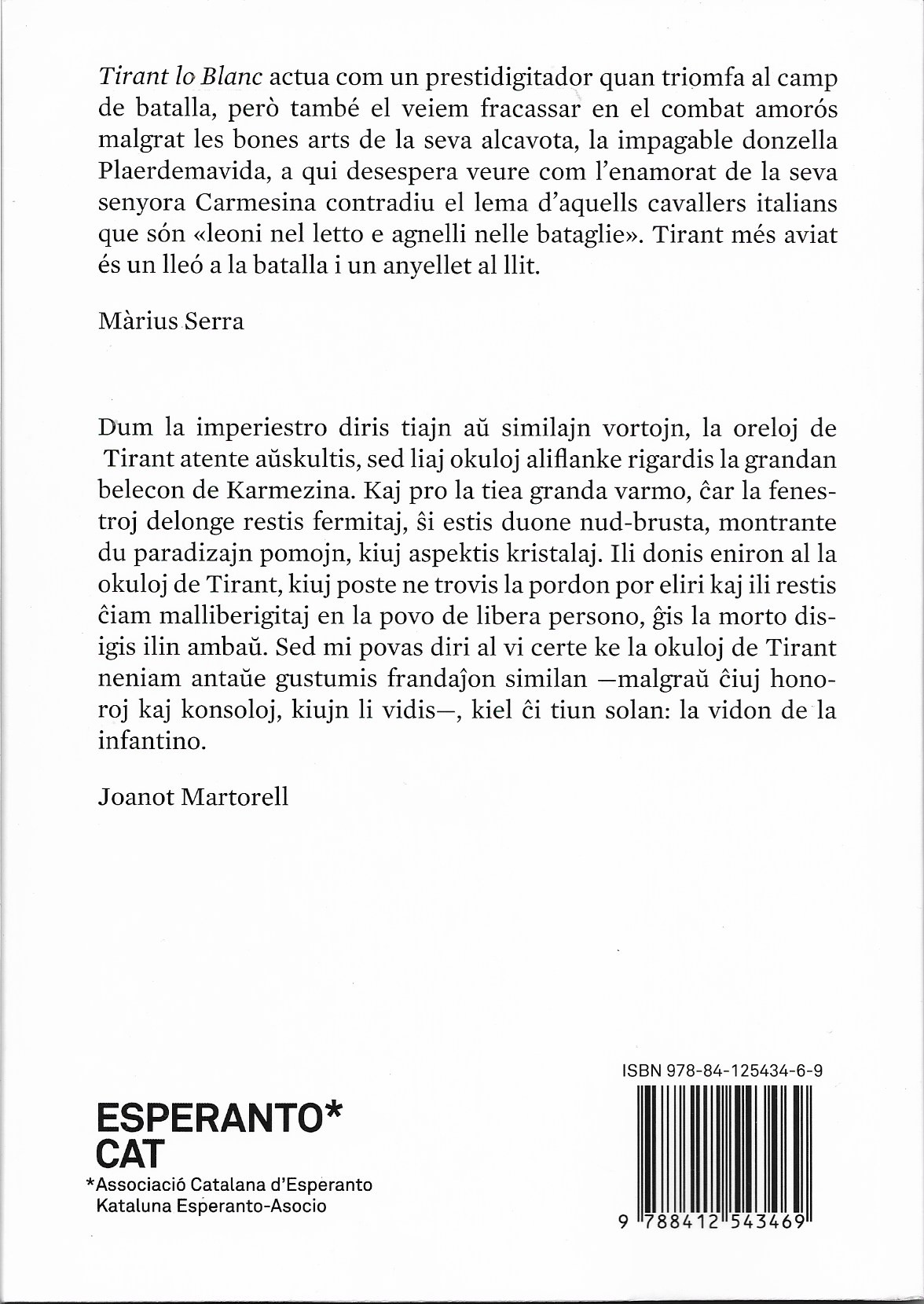 Tirant lo Blanc enamorat / Tirant la Blanka enamiĝinta - Imatge 2